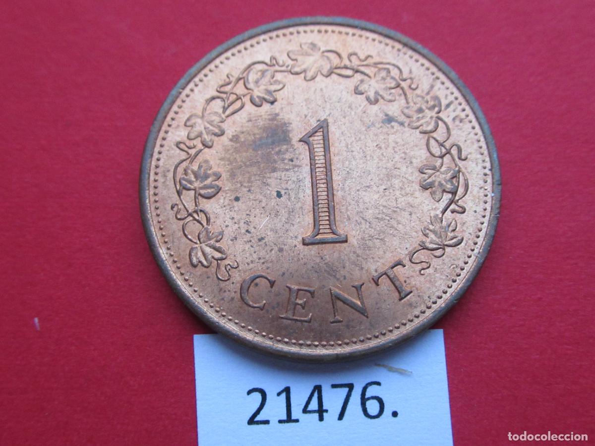 Monedas antiguas de Europa: Malta 1 c&eacute;ntimo 1972 - Foto 2