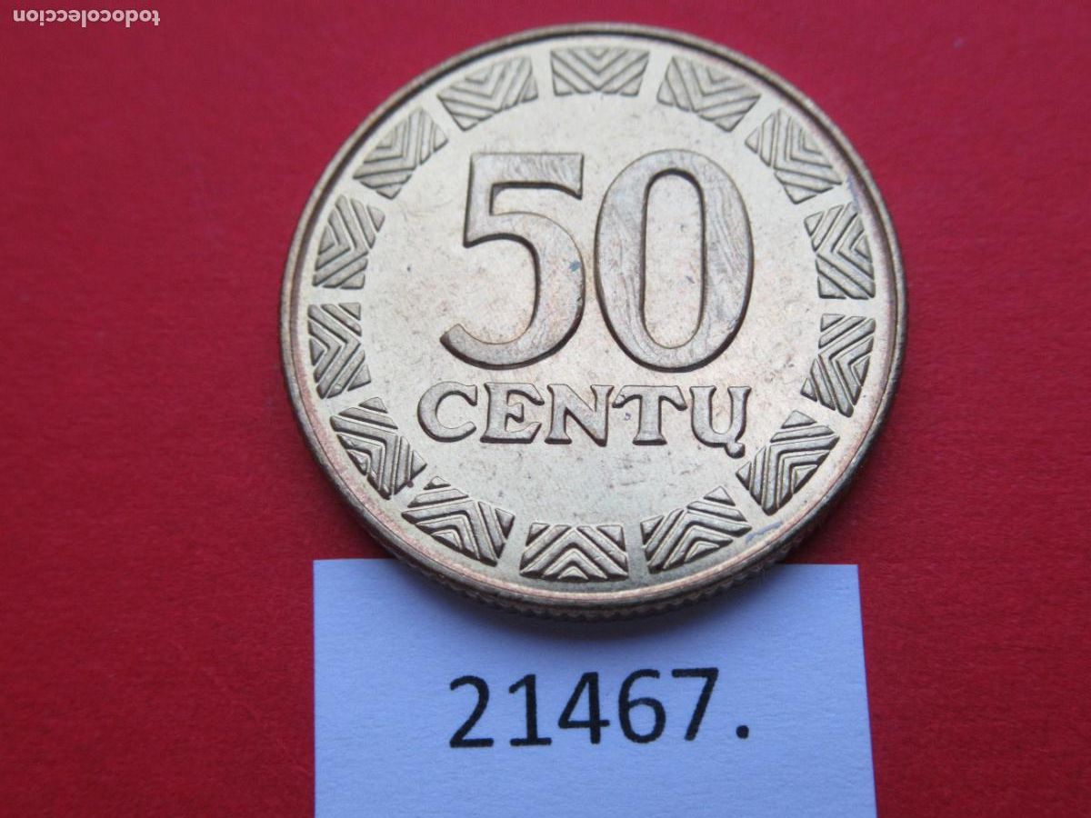 Monedas antiguas de Europa: Lituania 50 centimo 1997 - Foto 2