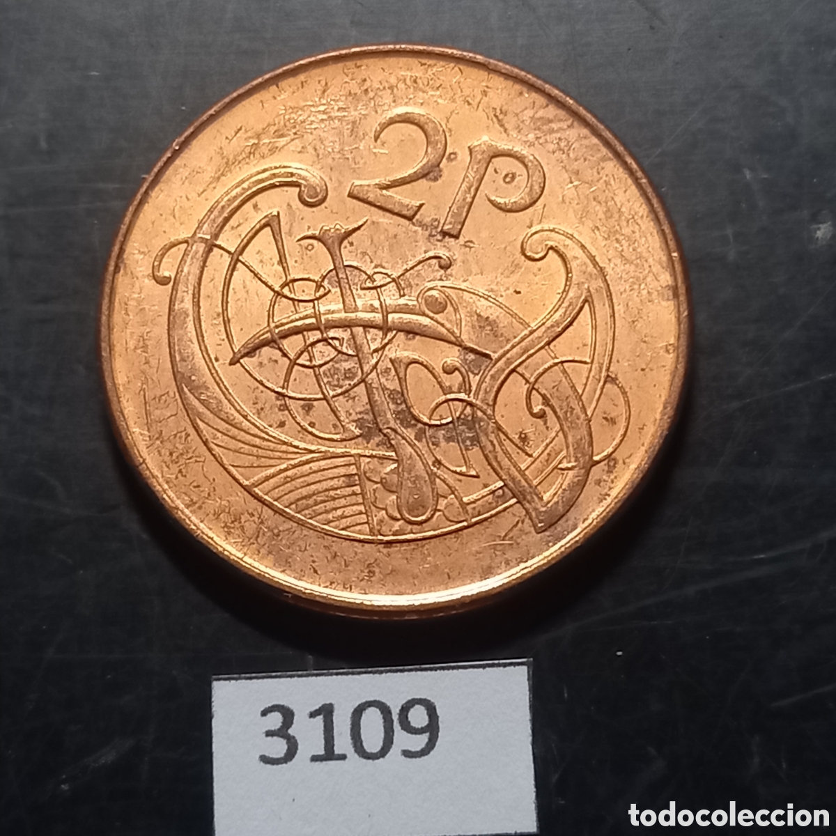 Monedas antiguas de Europa: Eire 2 peniques 1998 - Foto 2