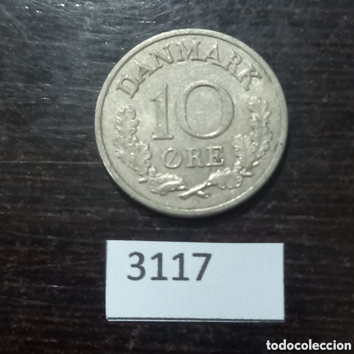 Monedas antiguas de Europa: Dinamarca 10 ore 1965 - Foto 2