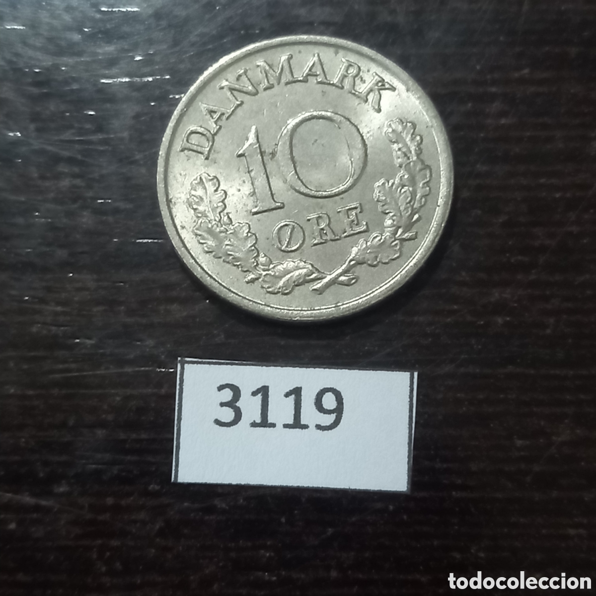 Monedas antiguas de Europa: Dinamarca 10 ore 1967 - Foto 2