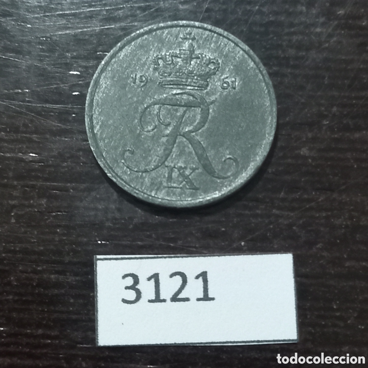 Monedas antiguas de Europa: Dinamarca 1 ore 1961 - Foto 1