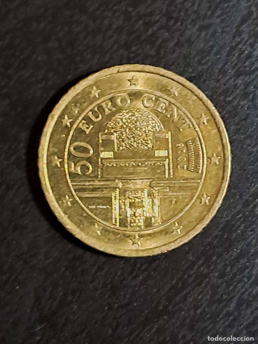 Monedas antiguas de Europa: Moneda de 50 c&eacute;ntimos de &euro; de Austria - Foto 2