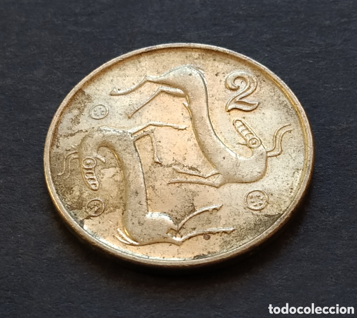 Monedas antiguas de Europa: MONEDA - CHIPRE 2 CENTS 1996 - Foto 3