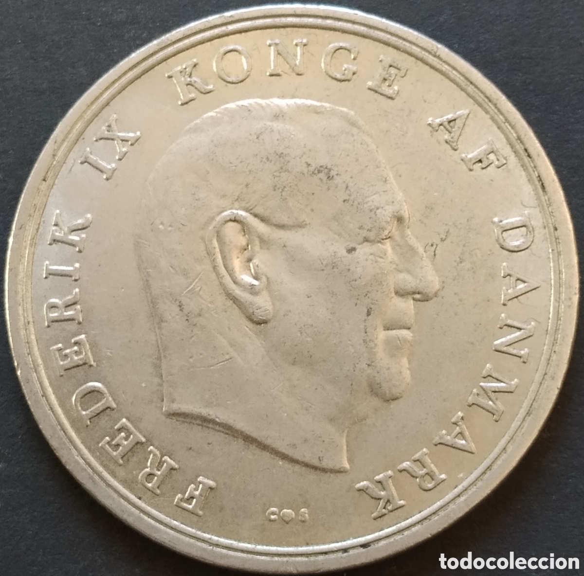 Monedas antiguas de Europa: MONEDA - DINAMARCA 5 CORONAS 1960 - Foto 2