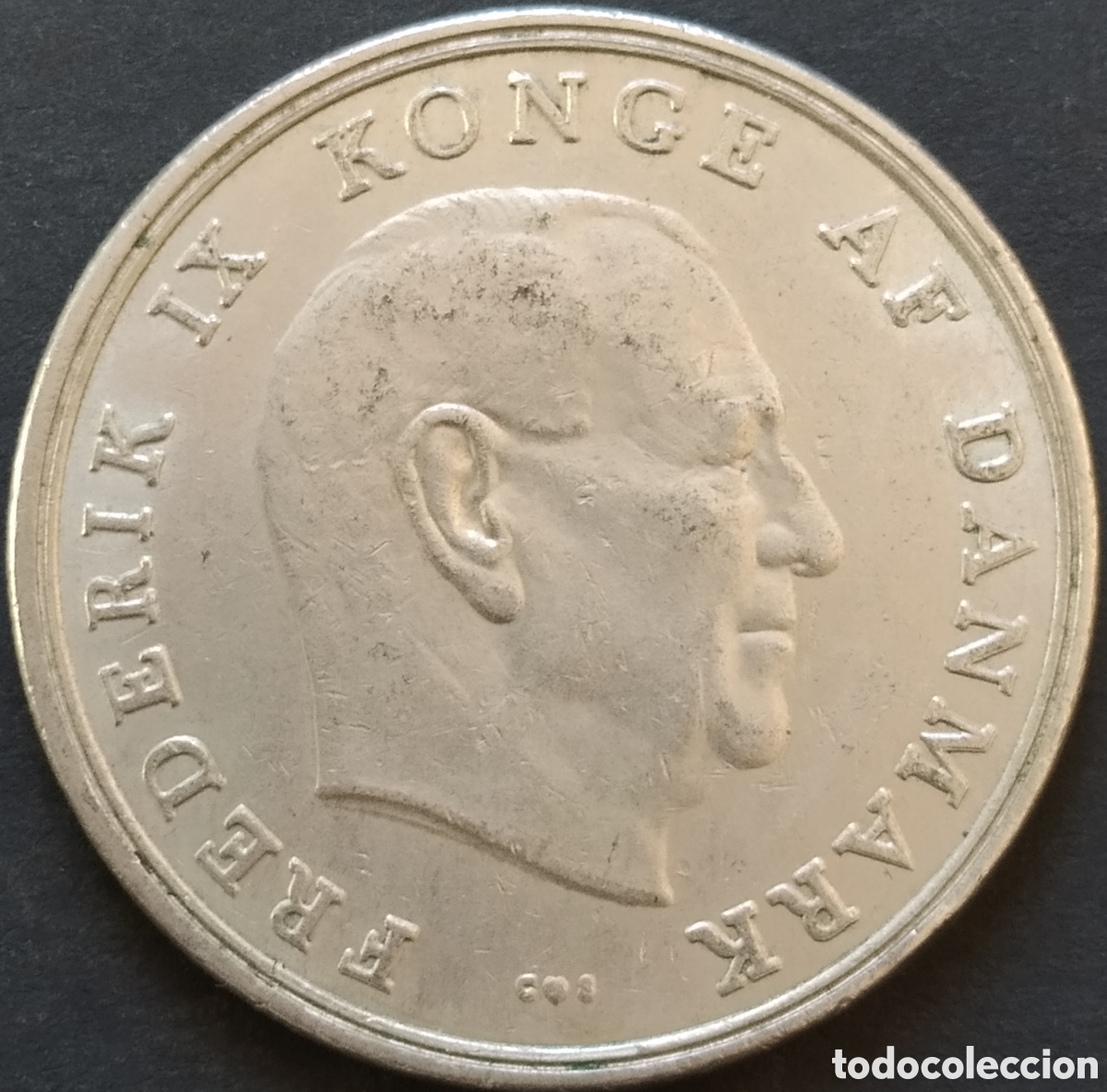 Monedas antiguas de Europa: MONEDA - DINAMARCA 5 CORONAS 1965 - Foto 2