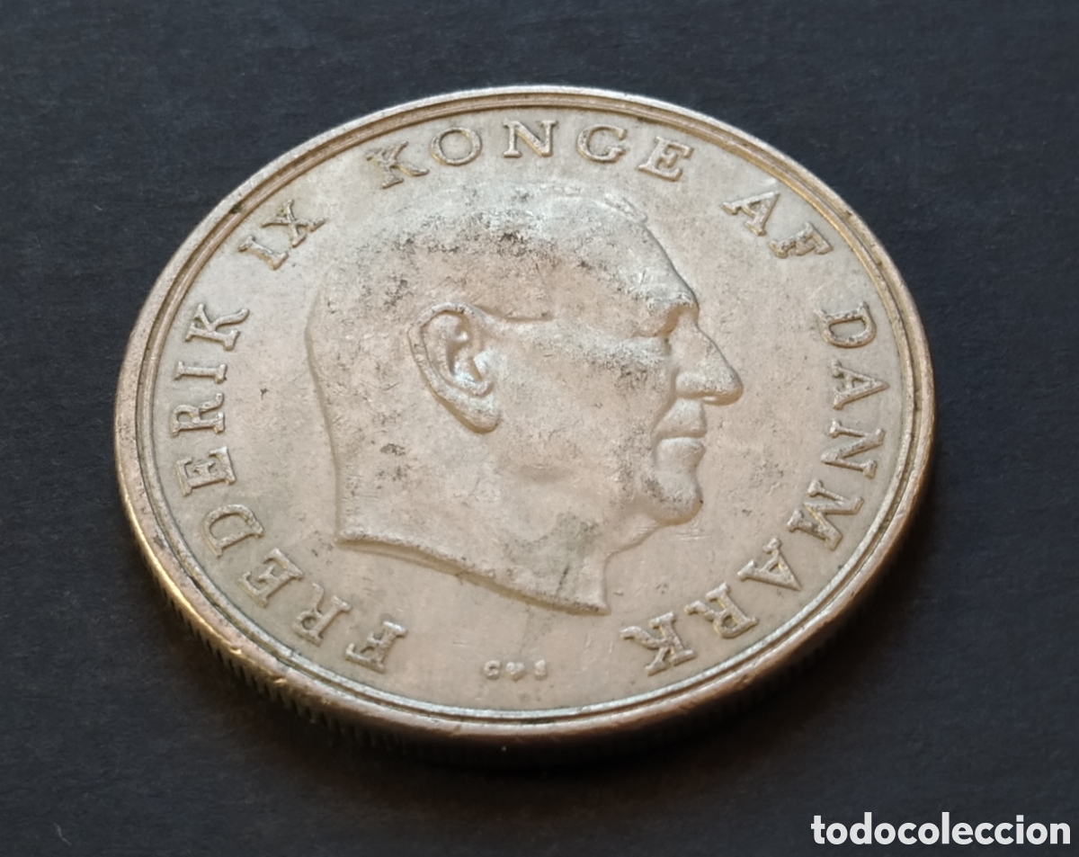 Monedas antiguas de Europa: MONEDA - DINAMARCA 5 CORONAS 1965 - Foto 4
