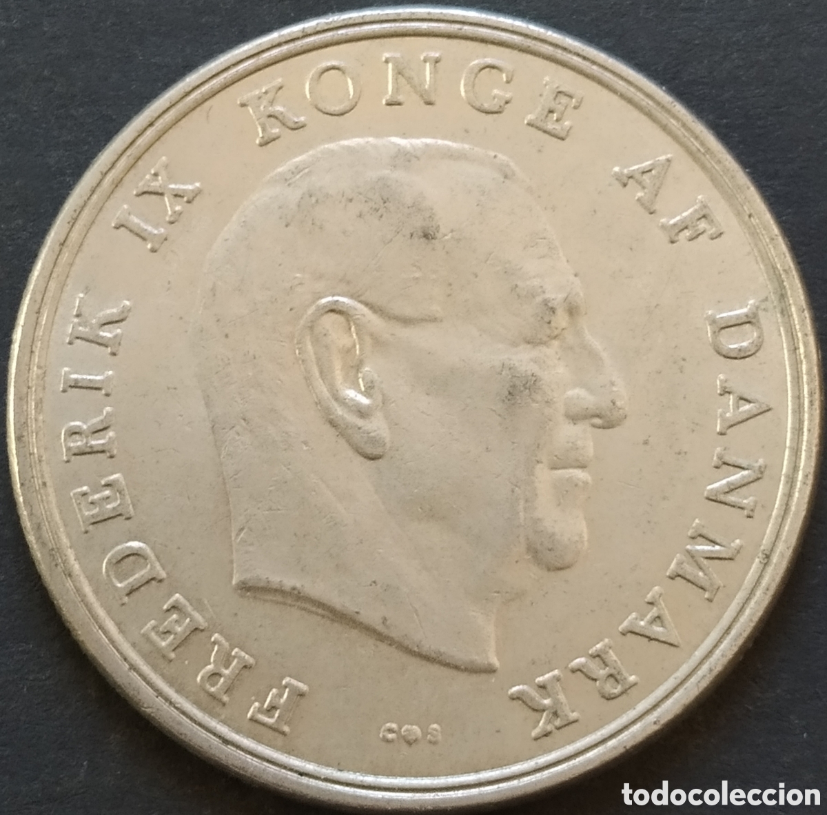 Monedas antiguas de Europa: MONEDA - DINAMARCA 5 CORONAS 1967 - Foto 2