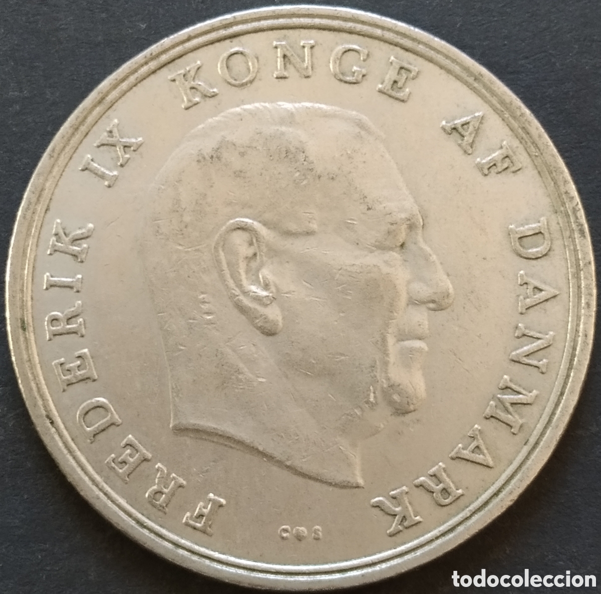 Monedas antiguas de Europa: MONEDA - DINAMARCA 5 CORONAS 1968 - Foto 2