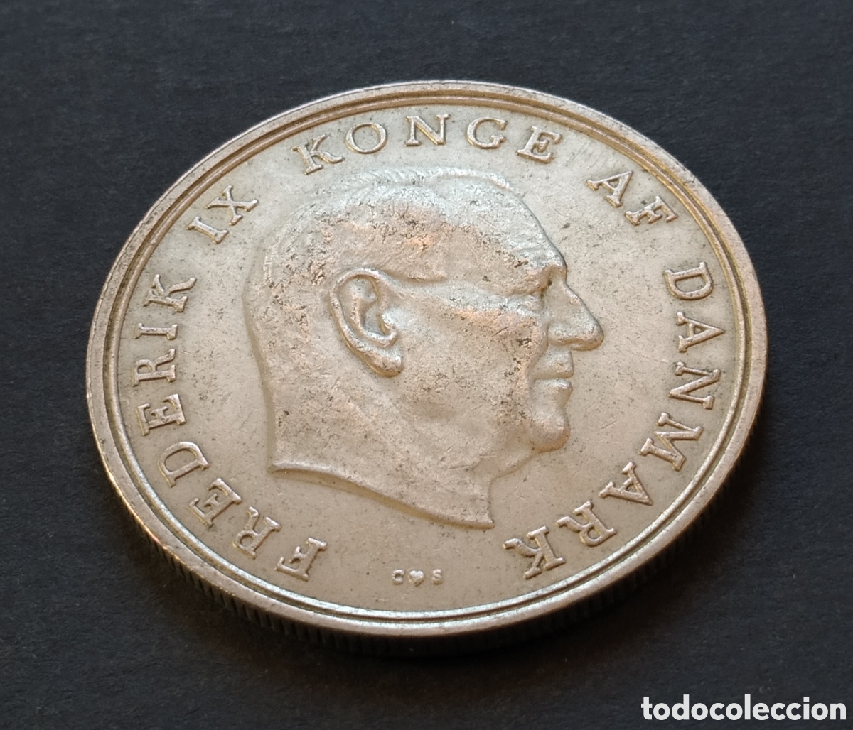 Monedas antiguas de Europa: MONEDA - DINAMARCA 5 CORONAS 1970 - Foto 4