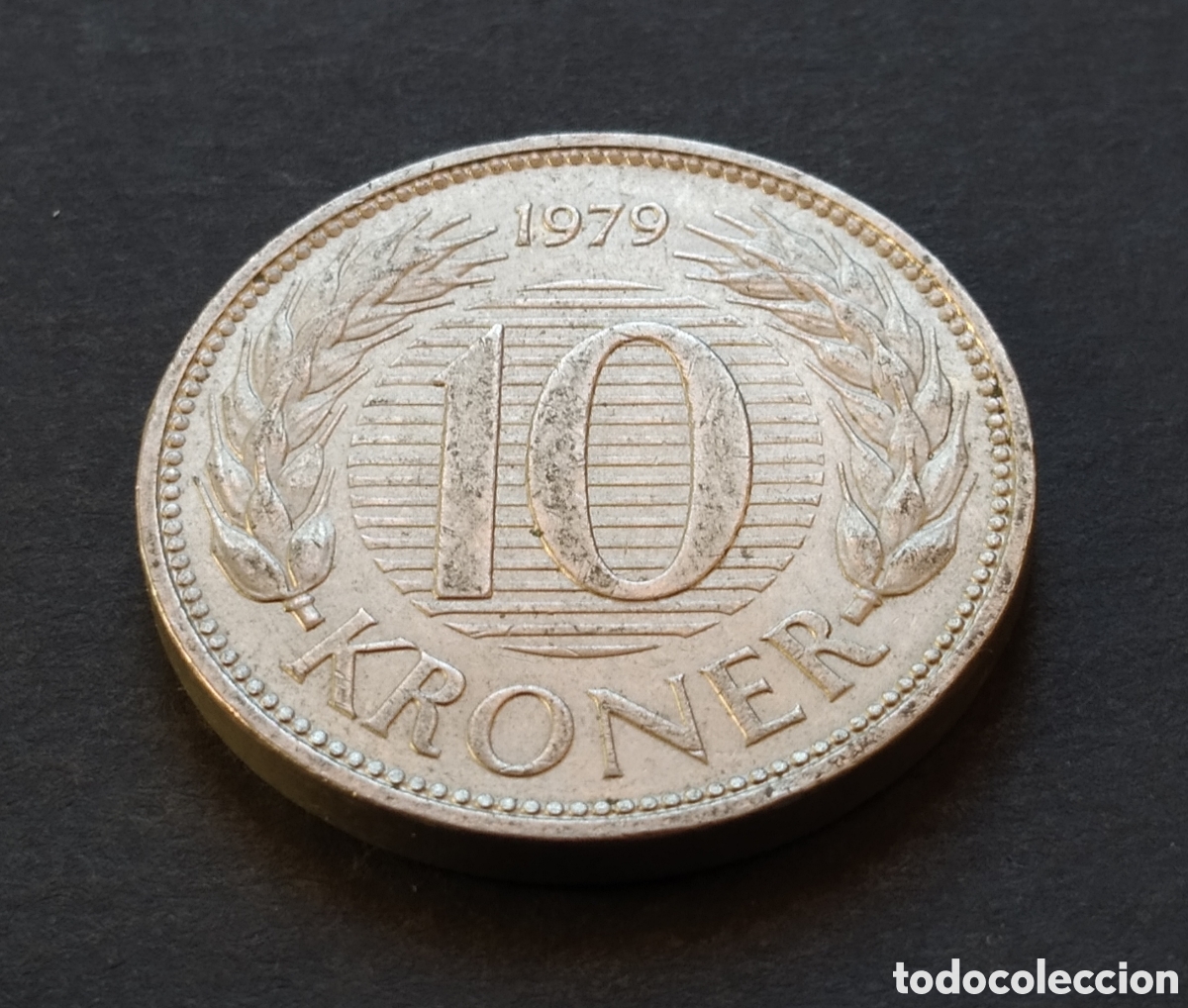 Monedas antiguas de Europa: MONEDA - DINAMARCA 10 CORONAS 1979 - Foto 3