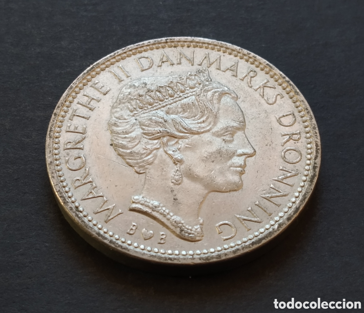 Monedas antiguas de Europa: MONEDA - DINAMARCA 10 CORONAS 1979 - Foto 4