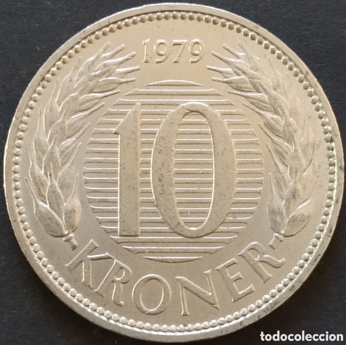 Monedas antiguas de Europa: MONEDA - DINAMARCA 10 CORONAS 1979 - Foto 1