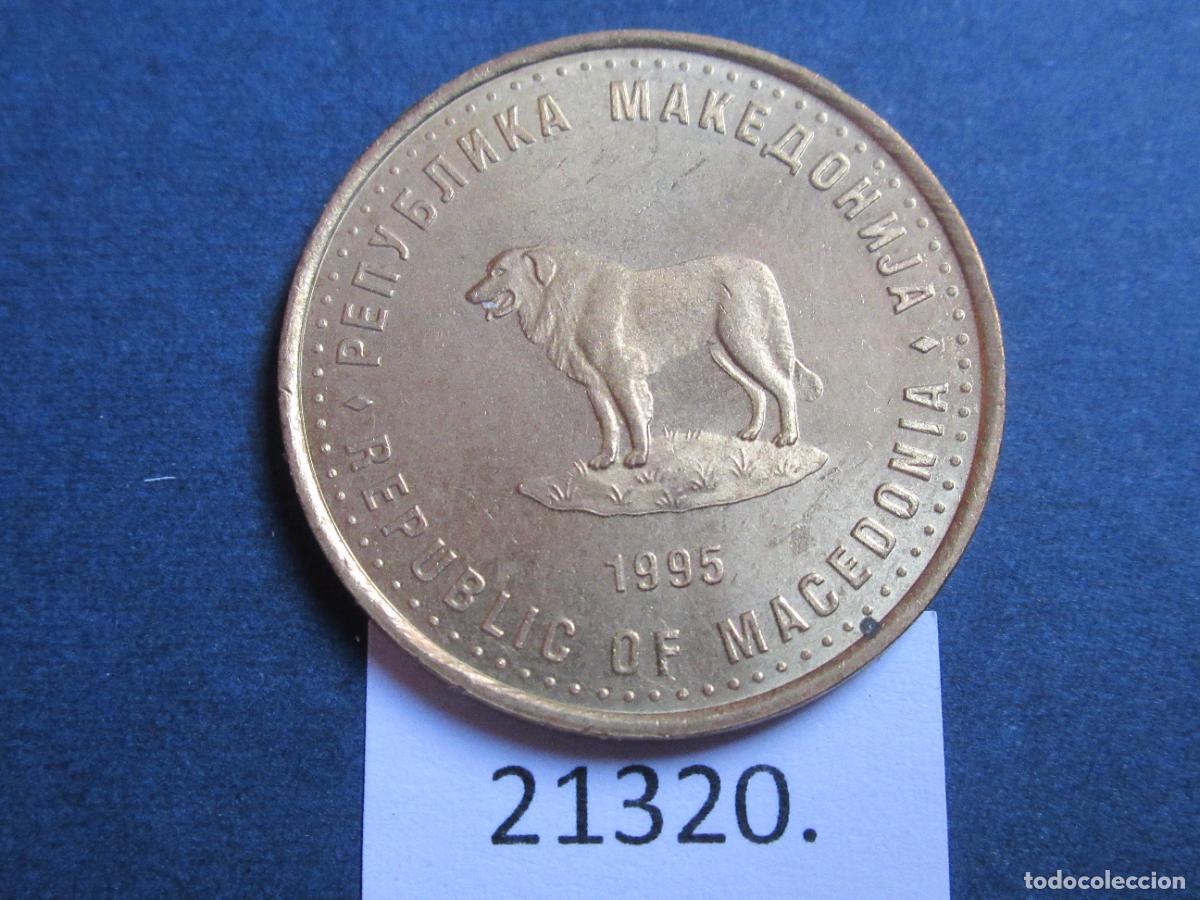 Monedas antiguas de Europa: Macedonia 1 dinar 1995 - Foto 1