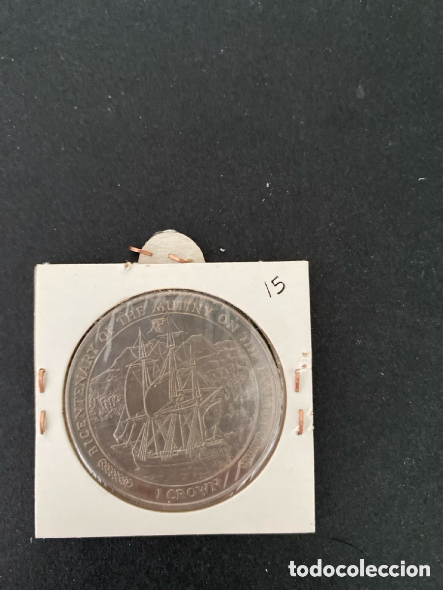 Monedas antiguas de Europa: Moneda de Isla de Man 1 corona - Foto 2