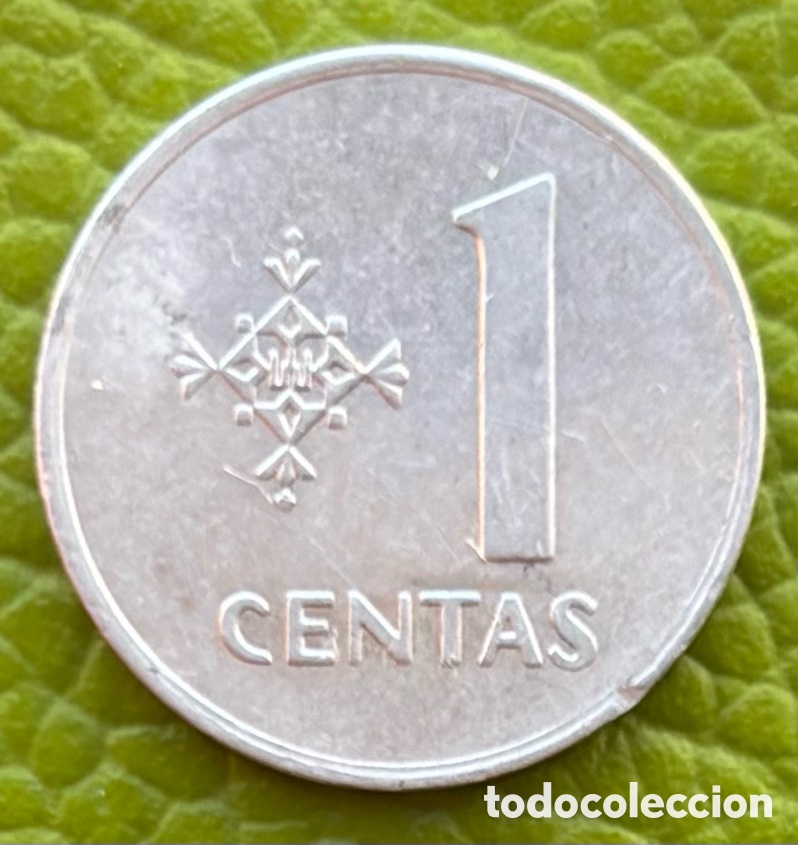 Monedas antiguas de Europa: LITUANIA. UN CENTAS. 1991. - Foto 2