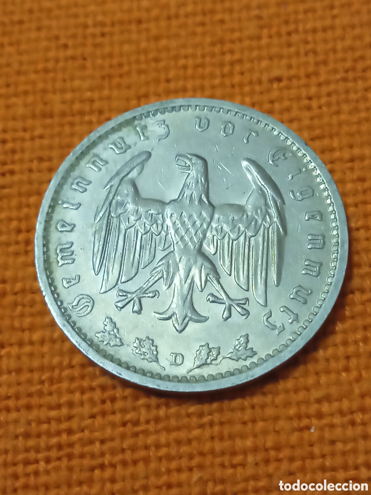 Monedas antiguas de Europa: ALEMANIA TERCER REICH REICHSMARK 1934D