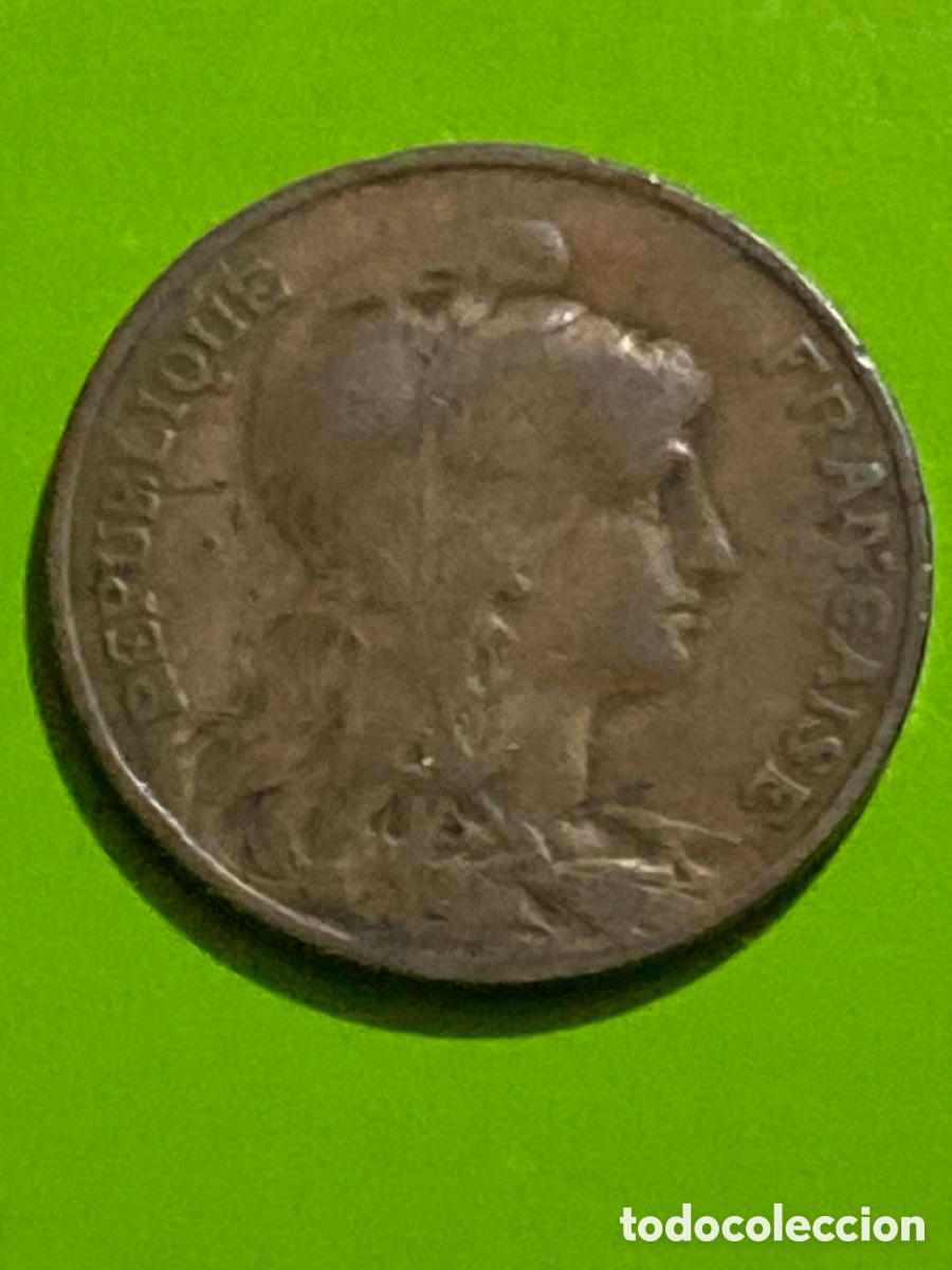 Monedas antiguas de Europa: Francia 10 centimos 1912 - Foto 1