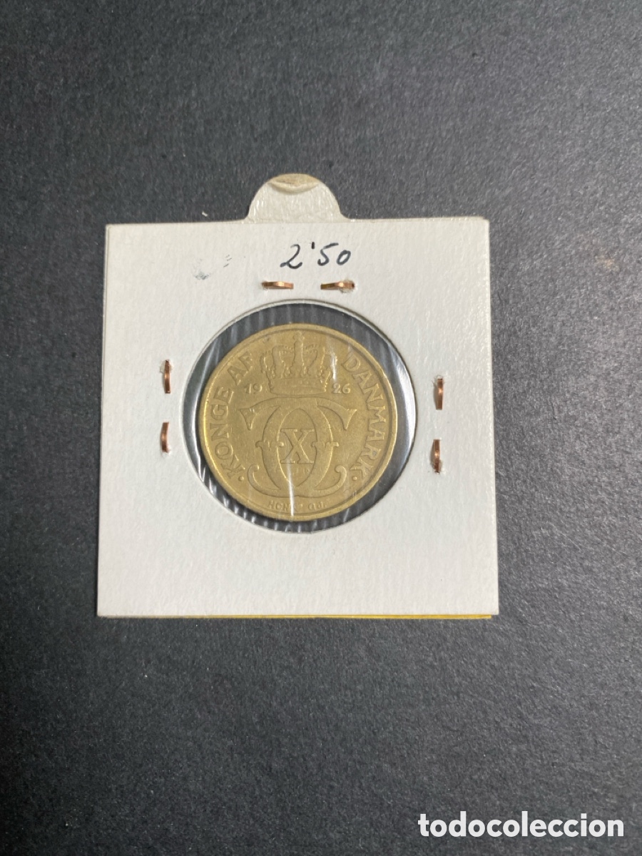 Monedas antiguas de Europa: Moneda de Dinamarca 1 corona - Foto 2