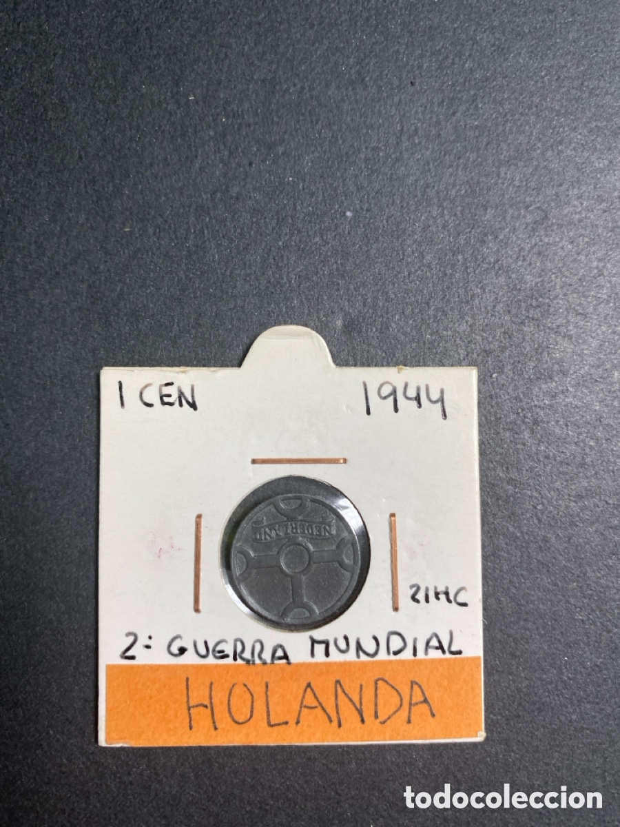 Monedas antiguas de Europa: Moneda de Holanda 1 cen - Foto 1