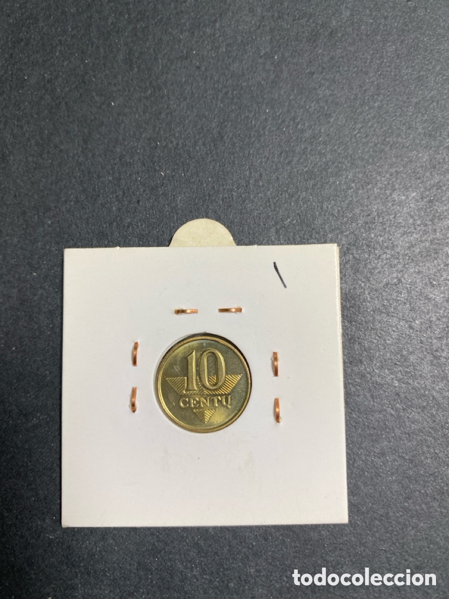 Monedas antiguas de Europa: Moneda de Lituania 10 cents - Foto 2