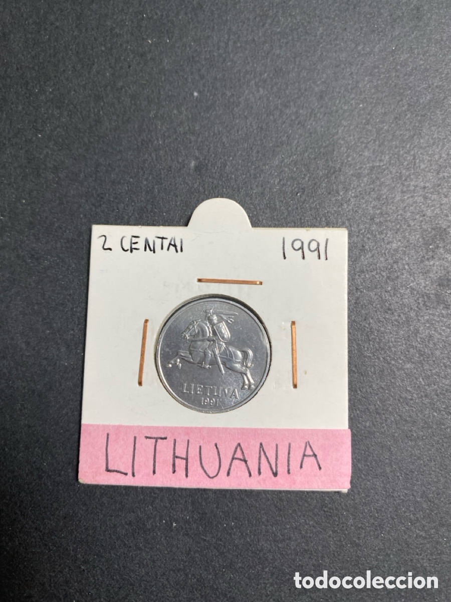Monedas antiguas de Europa: Moneda de Lituania 2 centai - Foto 1