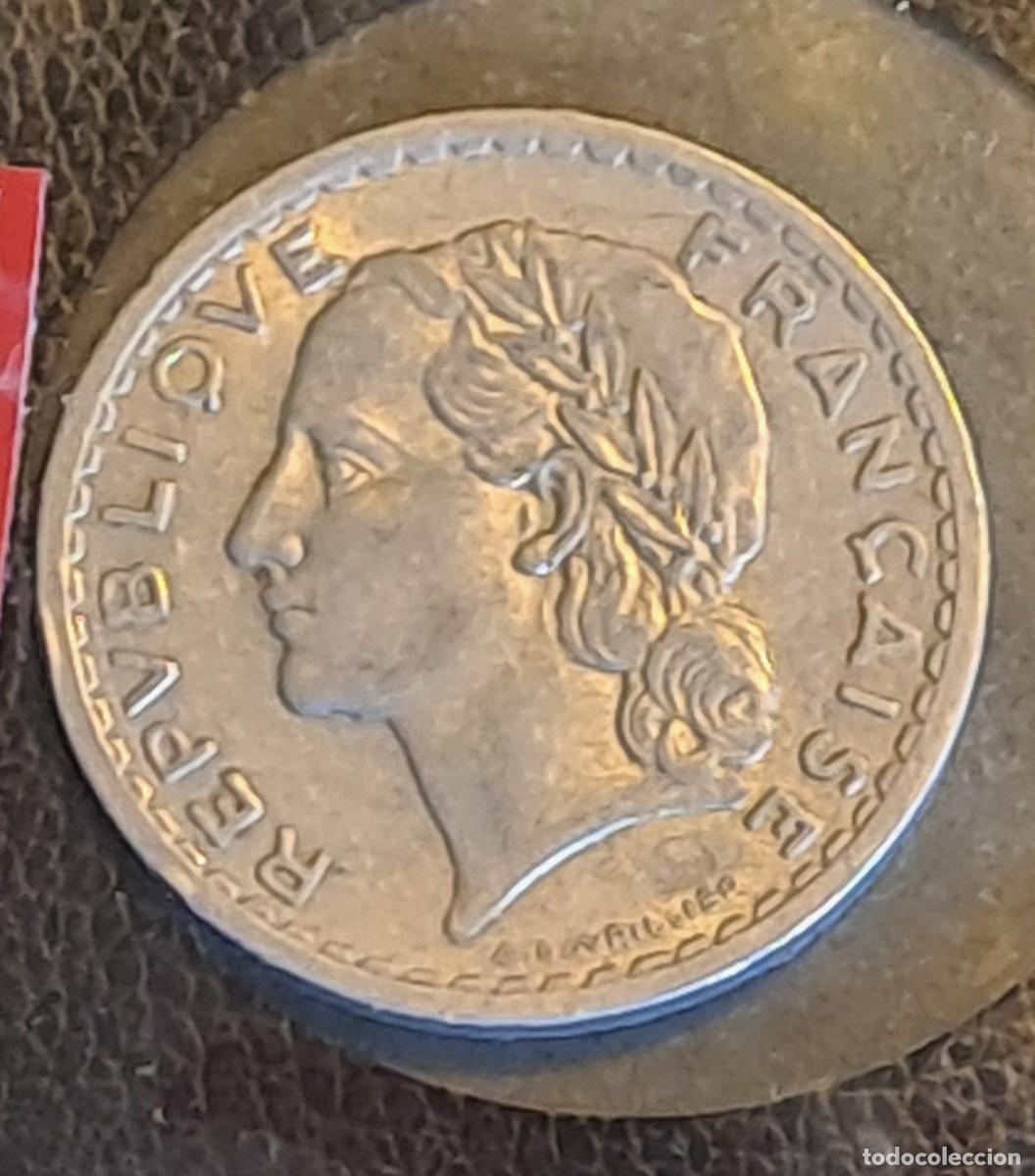 Monedas antiguas de Europa: MONEDA FRANCIA 5 FRANCOS - Foto 1