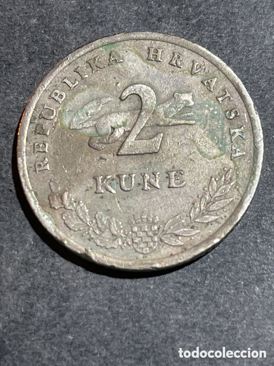 Monedas antiguas de Europa: Moneda Croacia 2 kune - Foto 2