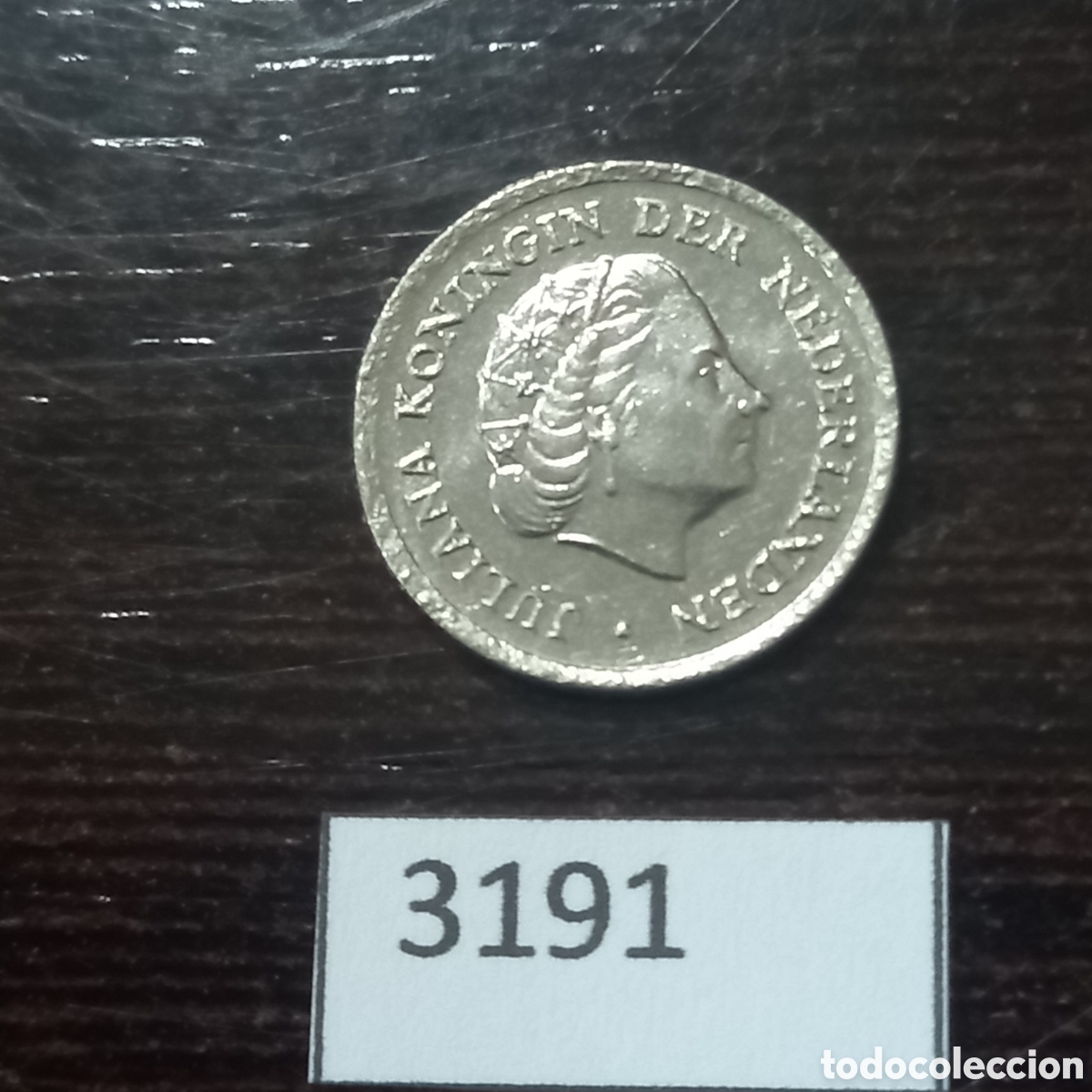 Monedas antiguas de Europa: Holanda 10 c&eacute;ntimos 1960 - Foto 1