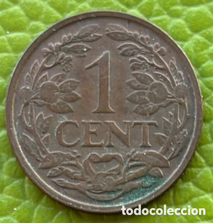 Monedas antiguas de Europa: HOLANDA. GUILLERMINA. UN CENTIMO. 1941. - Foto 2