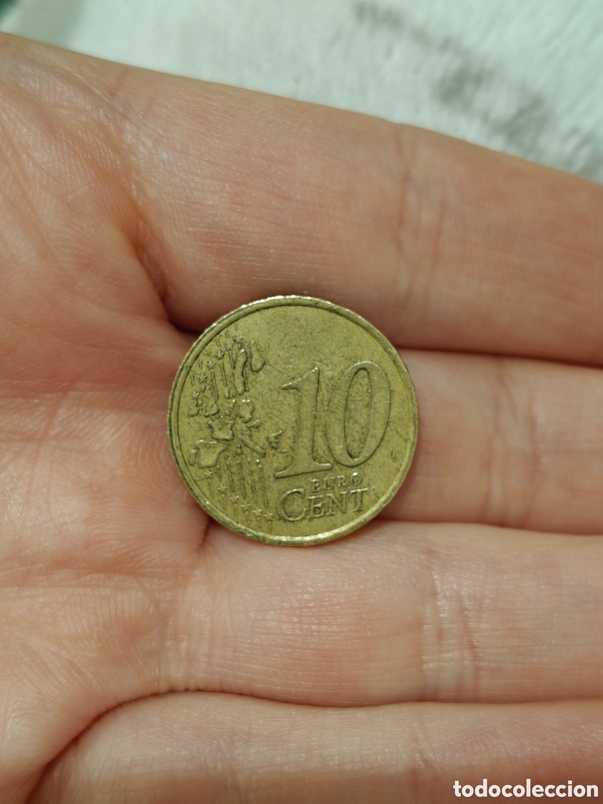 Monedas antiguas de Europa: Moneda 0,10&euro; Francia - Foto 2