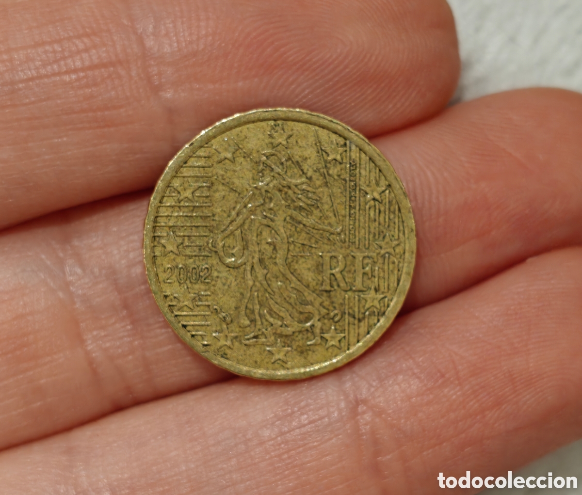 Monedas antiguas de Europa: Moneda 0,10&euro; Francia - Foto 1