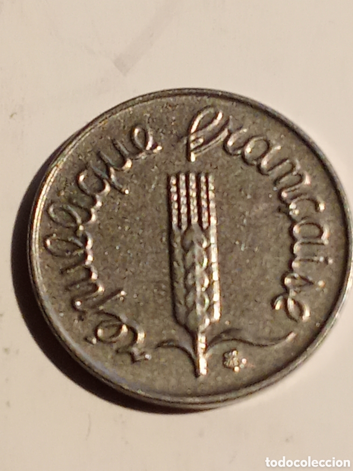 Monedas antiguas de Europa: moneda de 1 centime Francia 1968 - Foto 1