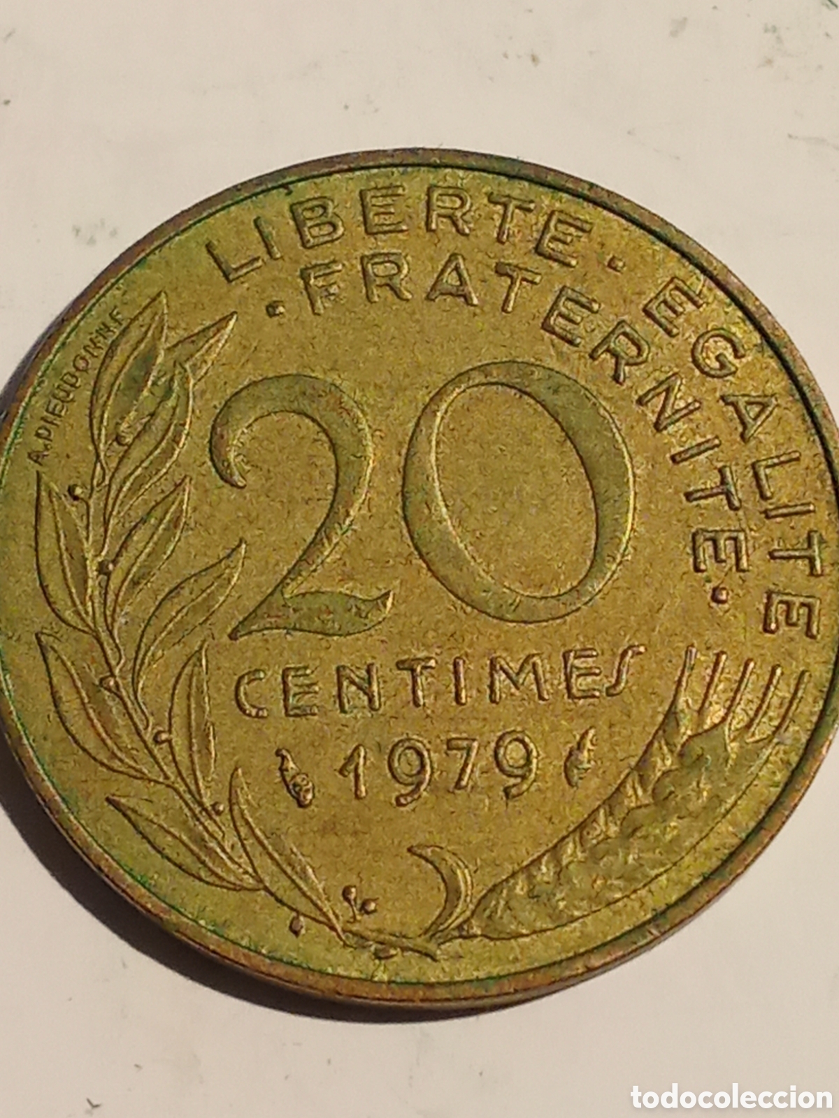 Monedas antiguas de Europa: moneda de 20 centimes Francia 1979 - Foto 1