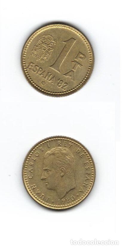 Monedas antiguas de Europa: Moneta Spagna - 1 Pesetas del 1982
