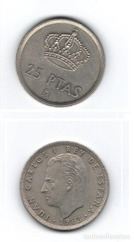 Monedas antiguas de Europa: Moneta Spagna - 25 Pesetas del 1983