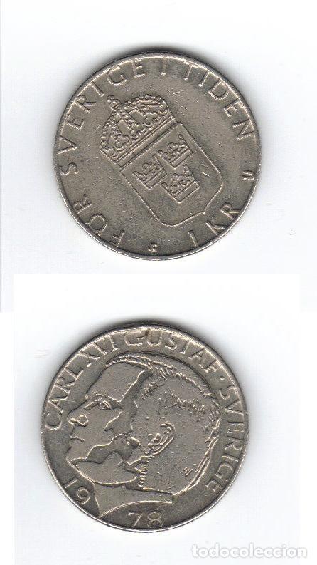 Monedas antiguas de Europa: Moneta Svezia - 1Korona del 1978