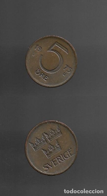 Monedas antiguas de Europa: Moneta Svezia - 5 Ore del 1975