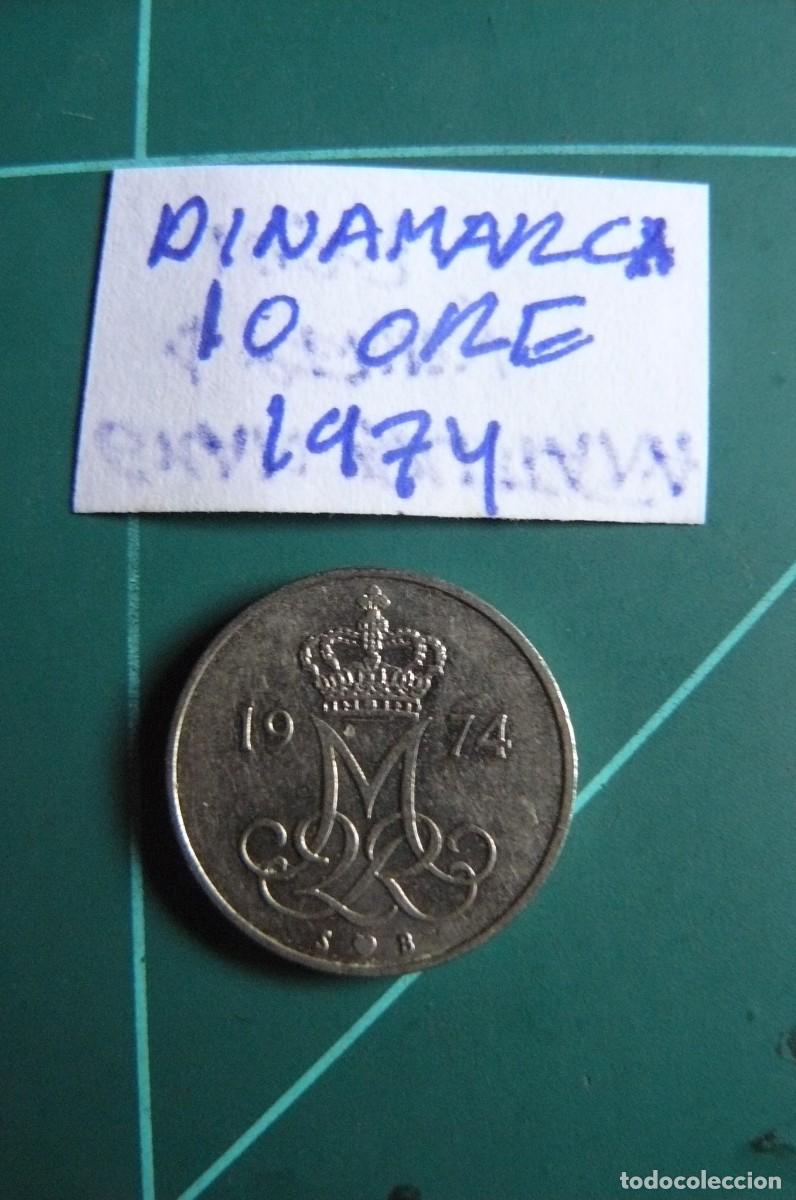 Monedas antiguas de Europa: Moneda de Dinamarca 10 Ore 1974 - Foto 1