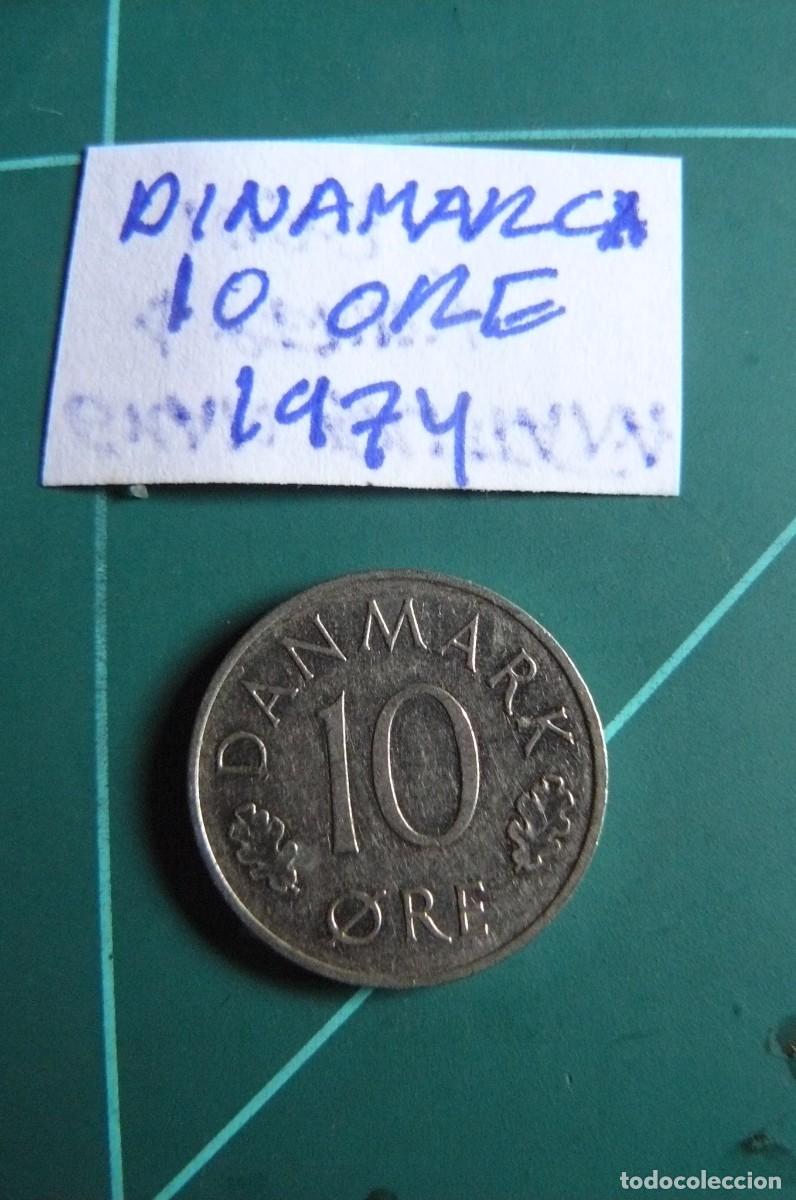Monedas antiguas de Europa: Moneda de Dinamarca 10 Ore 1974 - Foto 2