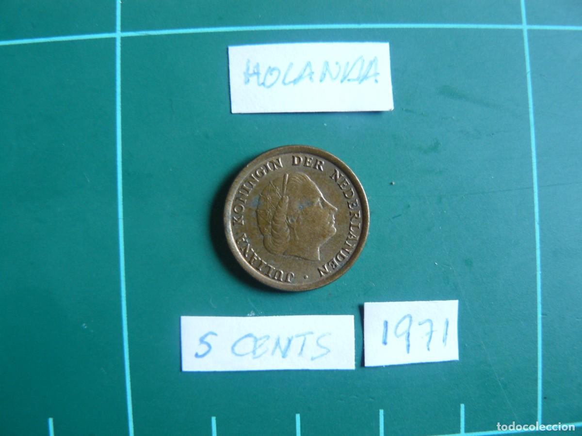 Monedas antiguas de Europa: Moneda de Holanda 1 Cent 1971 - Foto 1