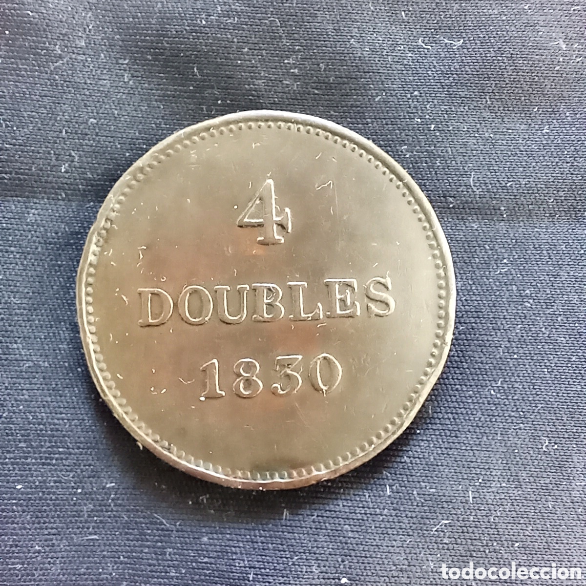 Monedas antiguas de Europa: GUERNSEY 4 DOUBLES 1830 - Foto 1