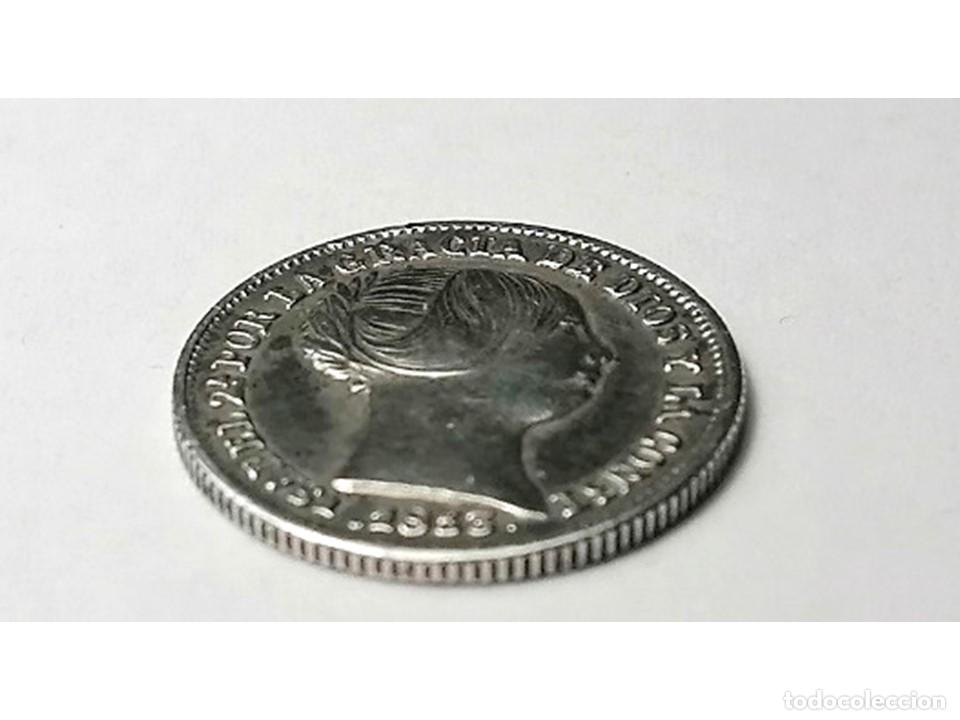 Monedas antiguas de Europa: REAL DE PLATA 1853. ISABEL 2&ordf; - Foto 2