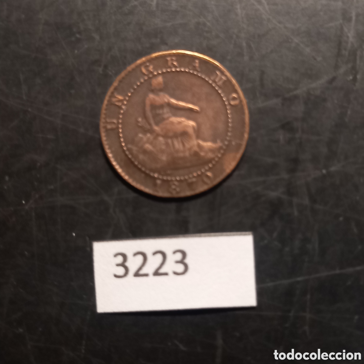 Monedas antiguas de Europa: Espa&ntilde;a 1 c&eacute;ntimos 1870 - Foto 1