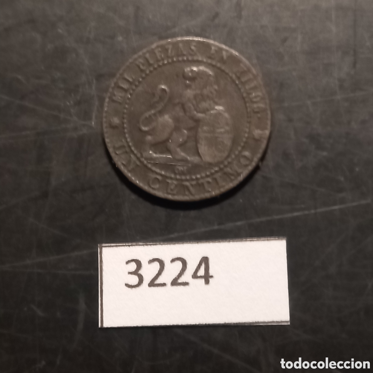 Monedas antiguas de Europa: Espa&ntilde;a 1 c&eacute;ntimos 1870 - Foto 2