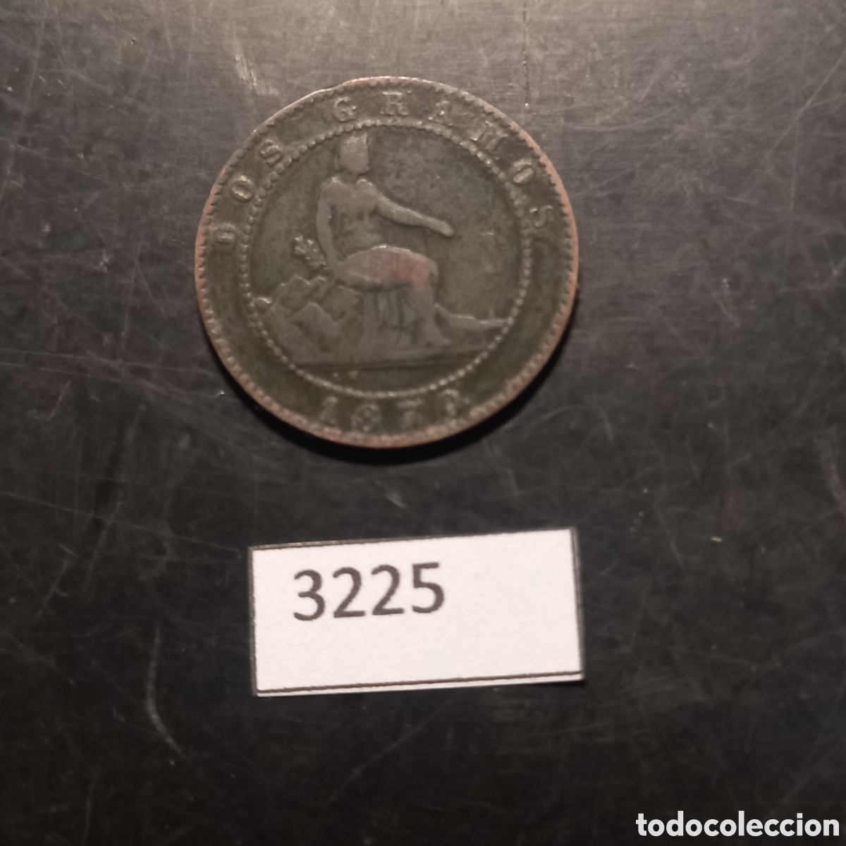 Monedas antiguas de Europa: Espa&ntilde;a 2 c&eacute;ntimos 1870 - Foto 1