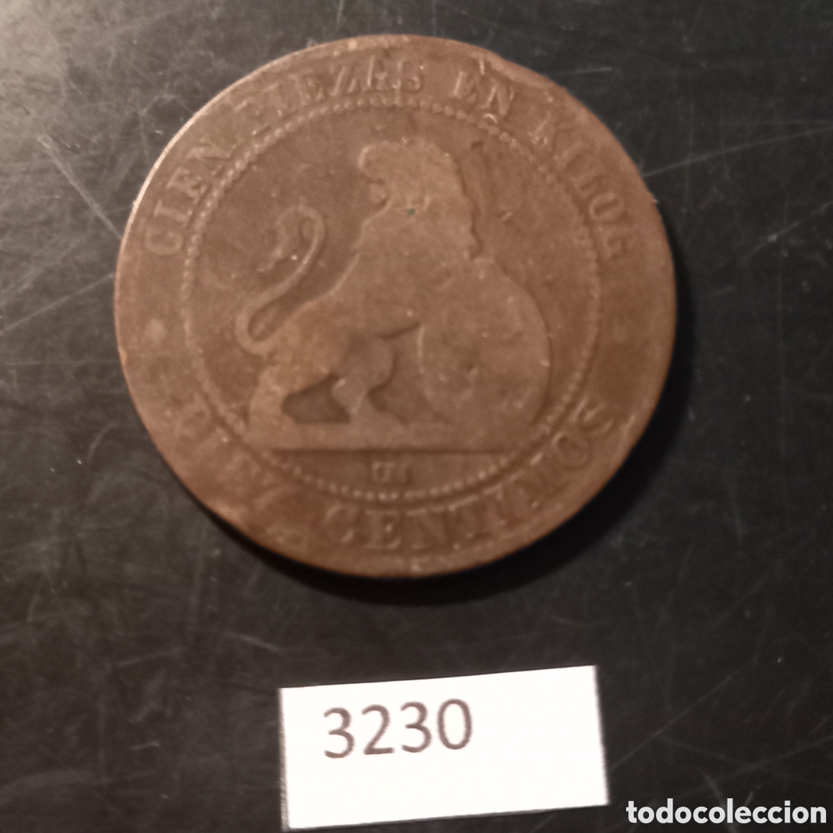 Monedas antiguas de Europa: Espa&ntilde;a 10 c&eacute;ntimos 1870 - Foto 1