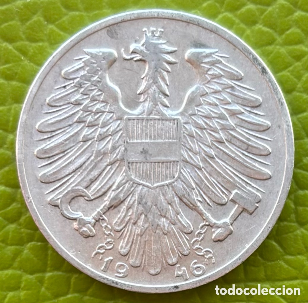 Monedas antiguas de Europa: AUSTRIA. UN CHEL&Iacute;N. 1946. - Foto 1