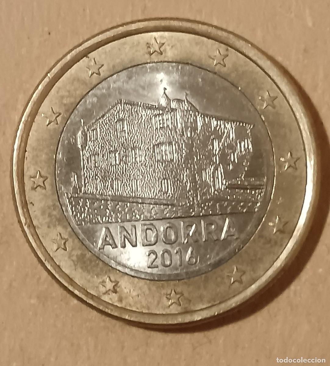 Monedas antiguas de Europa: Andorra-1 euro-2016-453