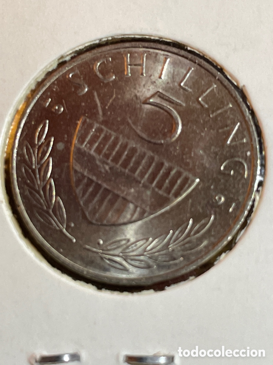 Monedas antiguas de Europa: Moneda Austria 5 shilling - Foto 1